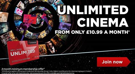 Upgrade to Cineworld Unlimited .